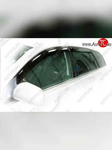 Дефлектора окон CA-Plastic (Classic полупрозрачный) Toyota Avensis  T250 универсал (2003-2006) дорестайлинг