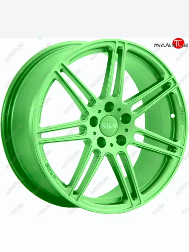 Кованый диск Slik PREMIUM 10.0x20 (RAL 6038 (ярко-зеленый 6038)) 