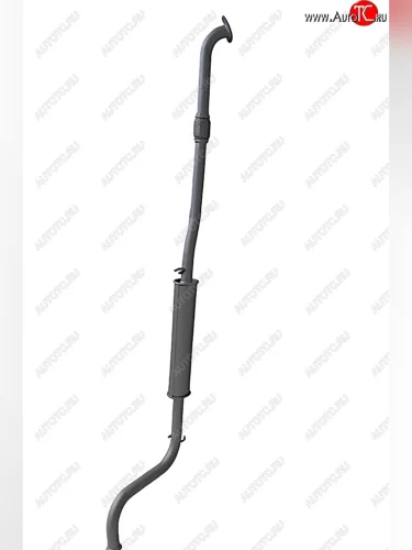 Резонатор (алюм./ с гофрой) ТВС Premium Лада ВАЗ Гранта 2190 седан  дорестайлинг (2011-2017)