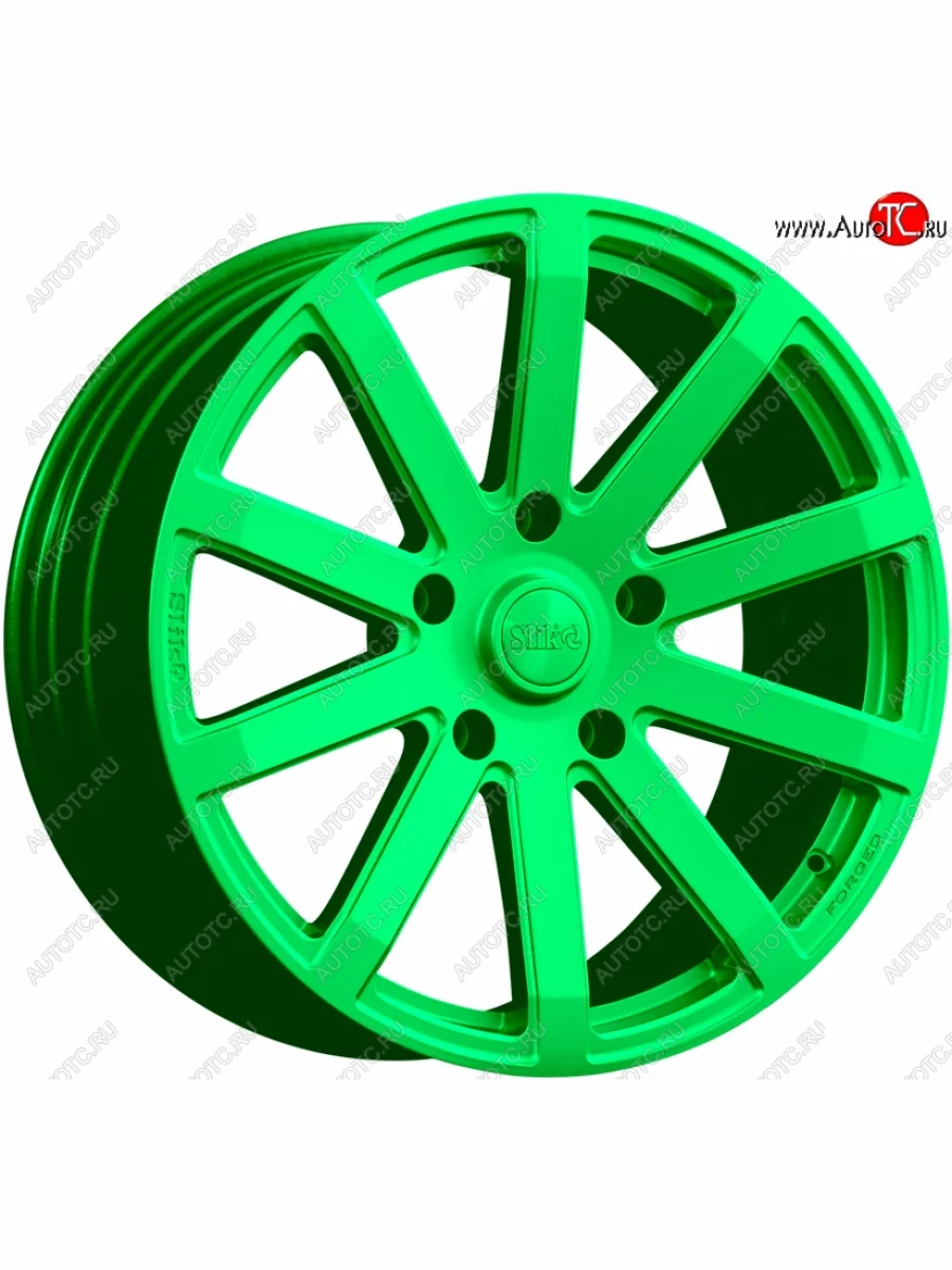 Кованый диск Slik PREMIUM L-611 10.0x20   (RAL 6038 ярко-зеленый (6038))  в Самаре Самарской области