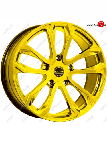 Кованый диск Slik PREMIUM L-608 9.0x20 (Candy ярко-желтый (Candy YELLOW)) 