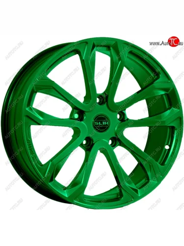 Кованый диск Slik PREMIUM L-608 10.0x20 (Зеленый (GREEEN)) 