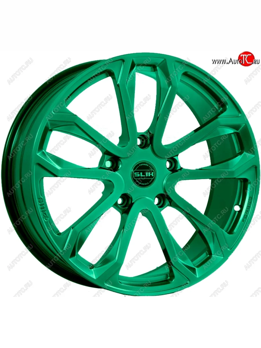 Кованый диск Slik PREMIUM L-608 10.0x20   (Candy изумрудно-зеленый (Candy Green))  в Керчи Республика Крым