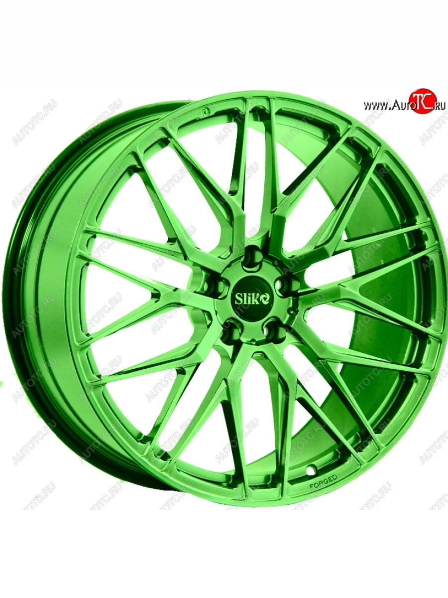 Кованый диск Slik PREMIUM L-605 9.0x20   (RAL 6038 ярко-зеленый (6038))  в Самаре Самарской области