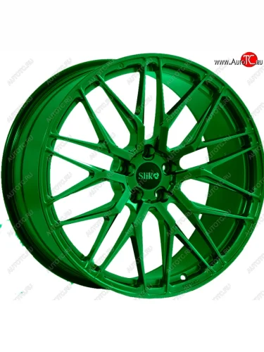 Кованый диск Slik PREMIUM L-605 9.0x20 (Зеленый (GREEEN)) 