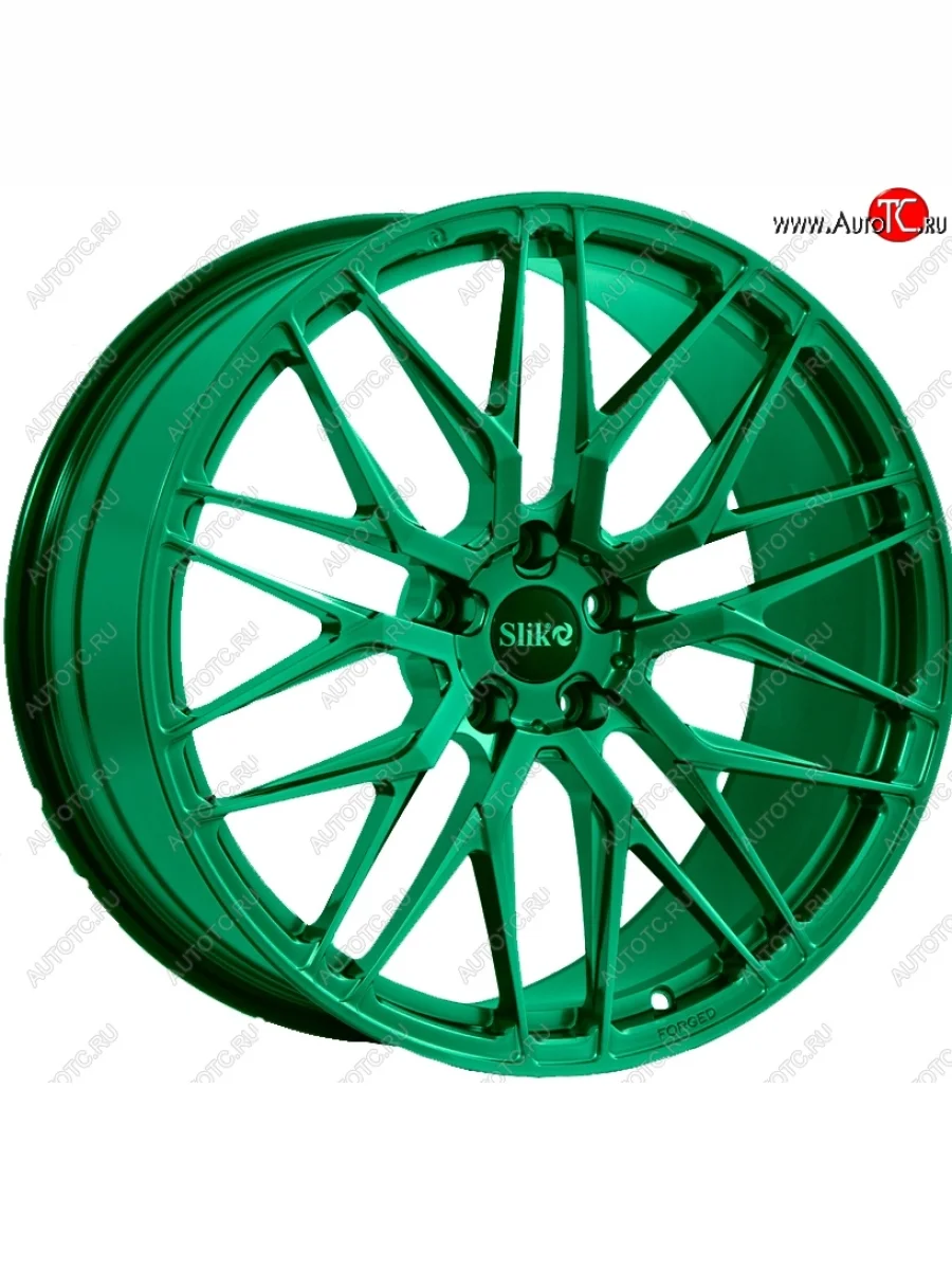 Кованый диск Slik PREMIUM L-605 9.0x20   (Candy изумрудно-зеленый (Candy Green))  в Самаре Самарской области