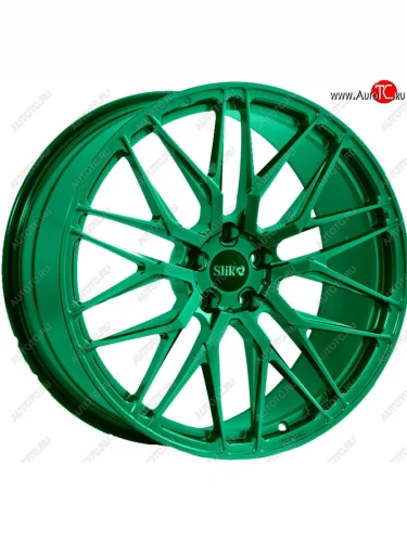Кованый диск Slik PREMIUM L-605 10.0x20 (Candy изумрудно-зеленый (Candy Green)) 