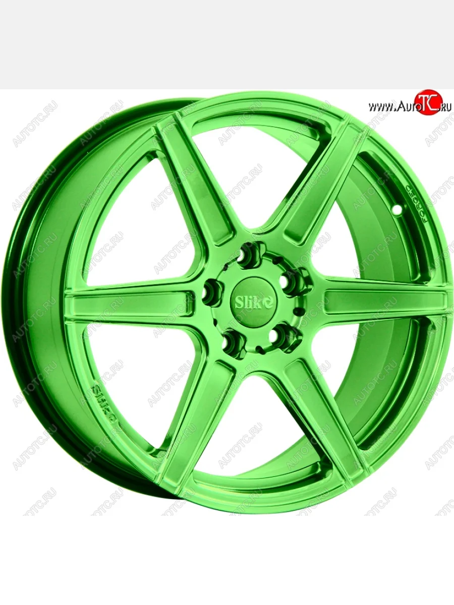 Кованый диск Slik PREMIUM L-604 10.0x20 Lexus LX570 J200 дорестайлинг (2007-2012) 5x150.0xDIA110.0xET60.0 (RAL 6038 ярко-зеленый (6038))