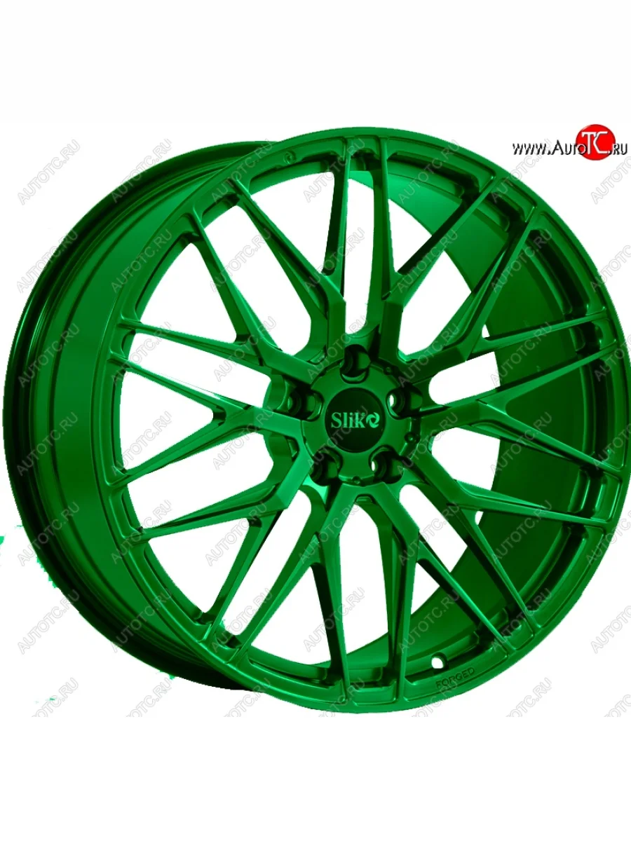 Кованый диск Slik PREMIUM L-918 8.5x19   (Зеленый (GREEEN))  в Керчи Республика Крым