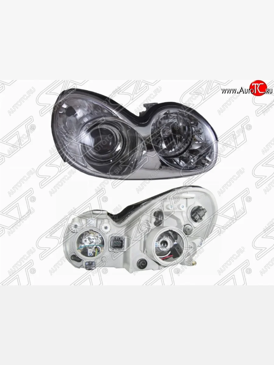 Правая фара передняя SAT (под электрокорректор) Hyundai Sonata EF рестайлинг ТагАЗ (2001-2013)  в Перми Пермском крае