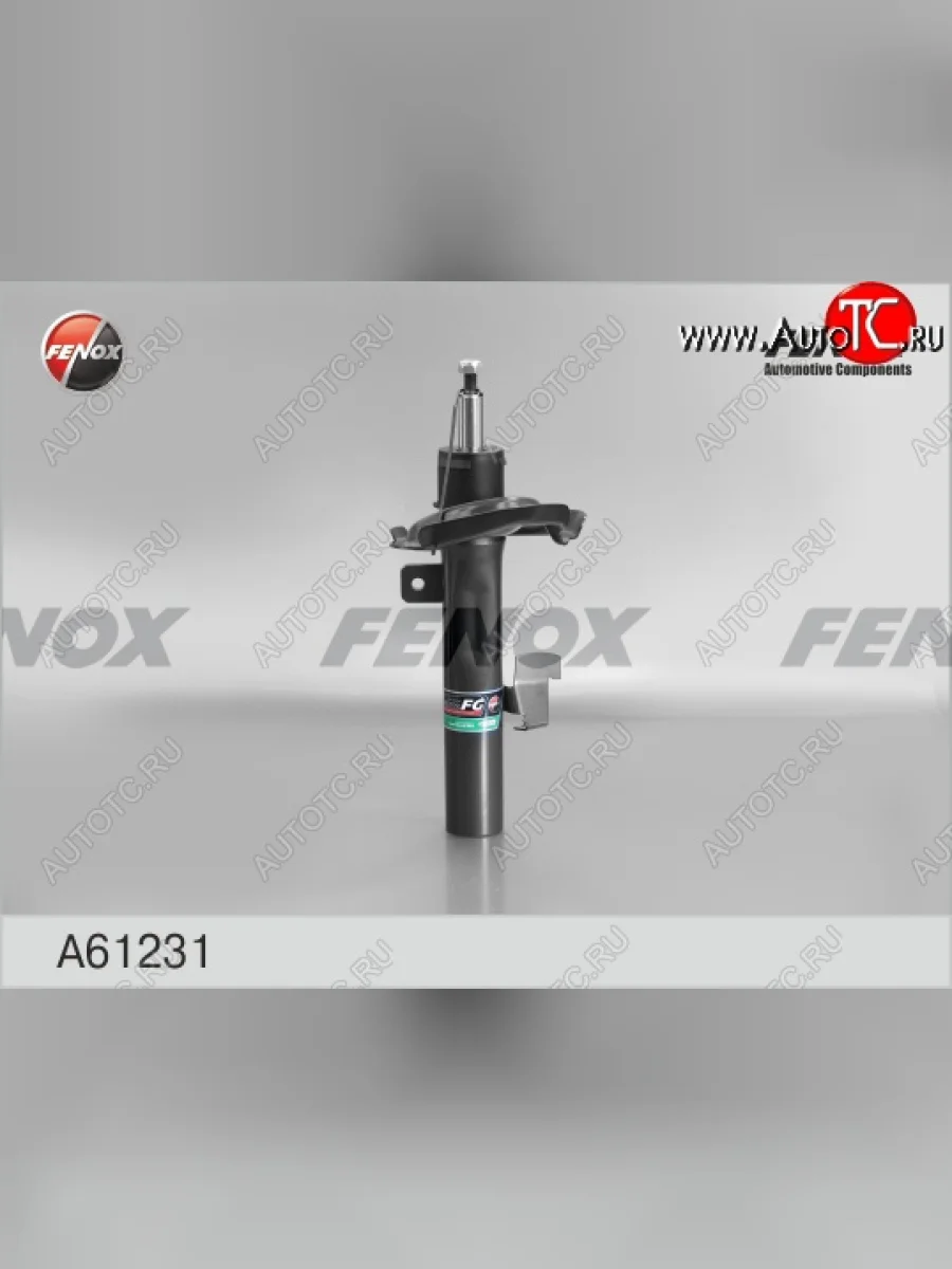 Правый амортизатор передний (газ/масло) (1.8-2.0) FENOX Ford Focus 2 хэтчбэк 3 дв. дорестайлинг (2004-2007)  в Керчи Республика Крым