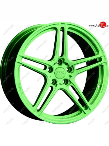 Кованый диск Slik PREMIUM L-914 8.5x19 (RAL 6038 (ярко-зеленый 6038)) 