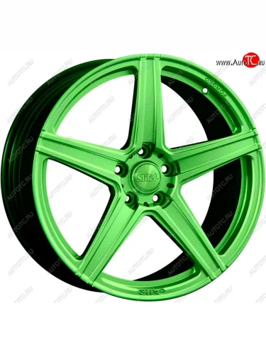 Кованый диск Slik PREMIUM L-908 8.5x19 (RAL 6038 ярко-зеленый (6038)) 