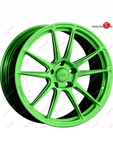 Кованый диск Slik PREMIUM L-904 8.5x19 (RAL 6038 ярко-зеленый (6038)) 