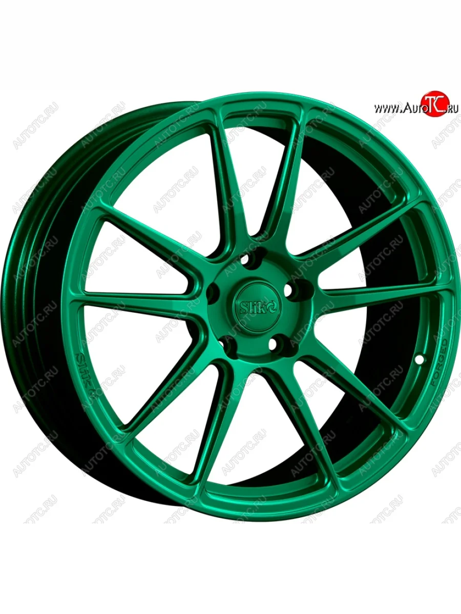 Кованый диск Slik PREMIUM L-904 9.0x19   (Candy изумрудно-зеленый (Candy Green))  в Перми Пермском крае