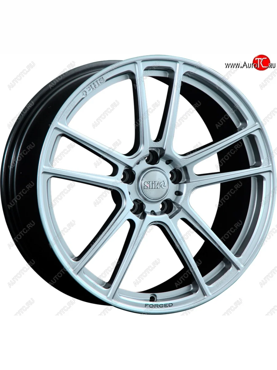 Кованый диск Slik PREMIUM L-817 8.0x18 Seat Leon 1P хэтчбэк 5 дв. дорестайлинг (2005-2009) 5x112.0xDIA57.1xET50.0 (Ярко-блестящее серебро (HPB))