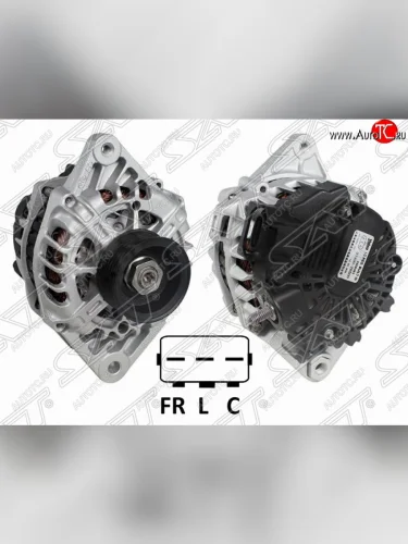 Генератор (1.4/1.6) SAT Hyundai Solaris RBr седан дорестайлинг (2010-2014)