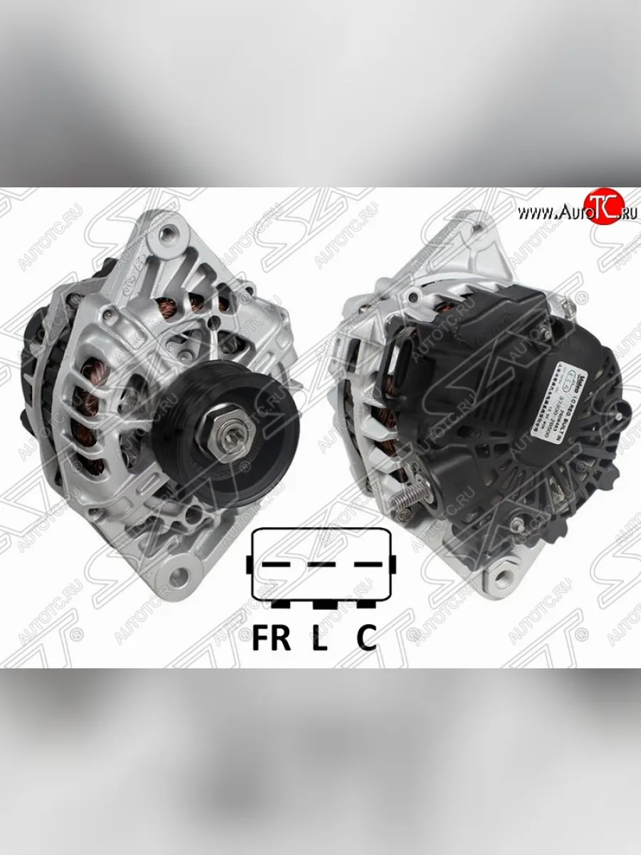 Генератор (1.4/1.6) SAT KIA Rio 3 QB хэтчбек 5 дв. рестайлинг (2015-2017)  с доставкой в г. Керчь