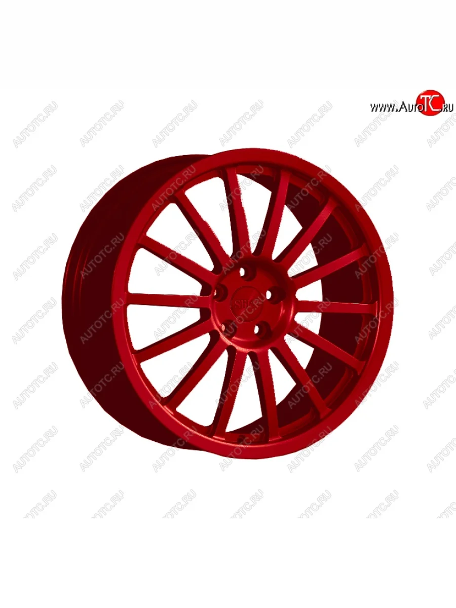 Кованый диск Slik PREMIUM L-902 9.0x19 Porsche Macan 95B дорестайлинг (2013-2019) 5x112.0xDIA66.6xET26.0 (Красный (RED))