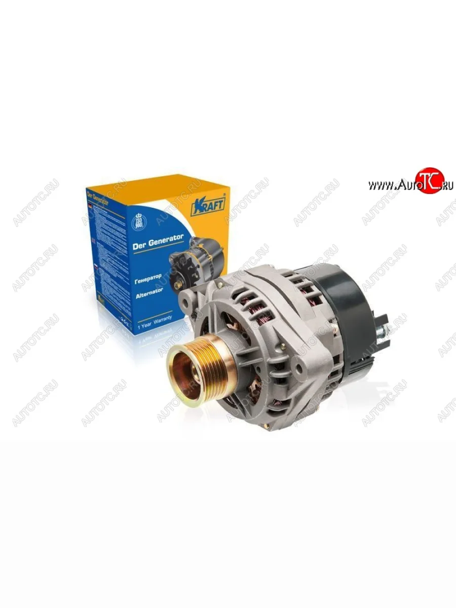 Генератор (90A) KRAFT Лада ВАЗ Калина 1118 седан (2004-2013)  в Перми Пермском крае