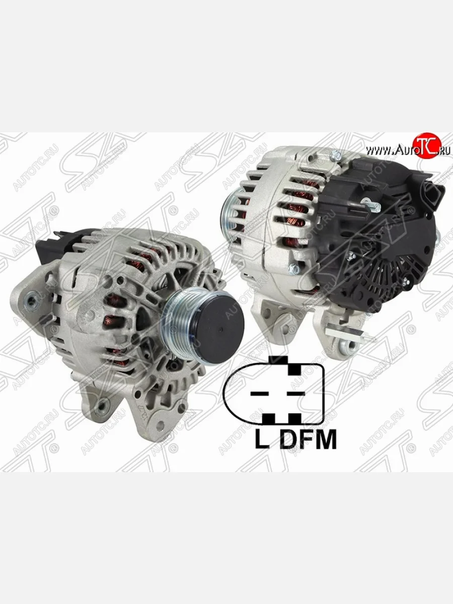 Генератор (110A/ 12V) (1,9D/2,0D/2,5D) SAT Volkswagen Passat B6 универсал (2005-2010)  с доставкой в г. Керчь