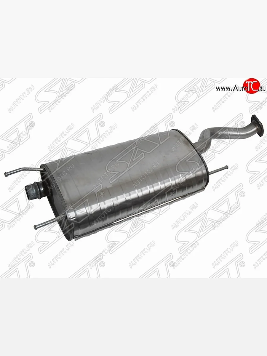 Глушитель (средняя часть) SAT (1HDFTE) Toyota Land Cruiser 10 100 1-ый рестайлинг (2002-2005)  с доставкой в г. Керчь