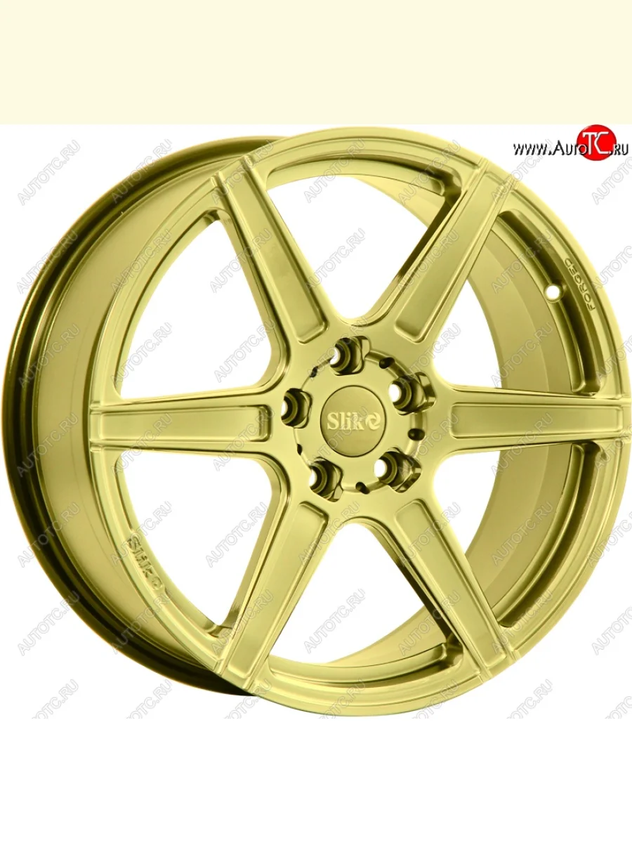 Кованый диск Slik PREMIUM L-832 8.0x18 Cadillac SRX дорестайлинг (2010-2012) 6x120.0xDIA66.9xET53.0 (Золотой (G))