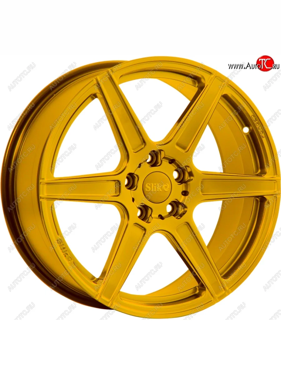 Кованый диск Slik PREMIUM L-832 8.0x18 Cadillac SRX дорестайлинг (2010-2012) 6x120.0xDIA66.9xET53.0 (Ярко желтый RAL1021 (YELLOW))