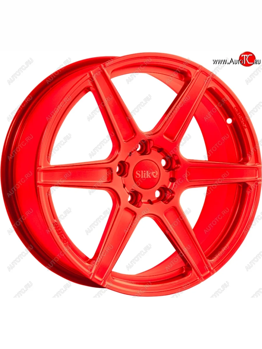 Кованый диск Slik PREMIUM L-832 8.0x18 Cadillac SRX дорестайлинг (2010-2012) 6x120.0xDIA66.9xET53.0 (RAL 3026 ярко алый (3026))