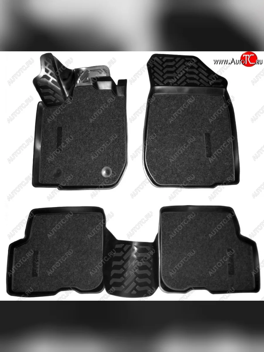 Коврики салона Aileron SOFT (3D) Renault Sandero 2 рестайлинг (2018-2025)  в Перми Пермском крае