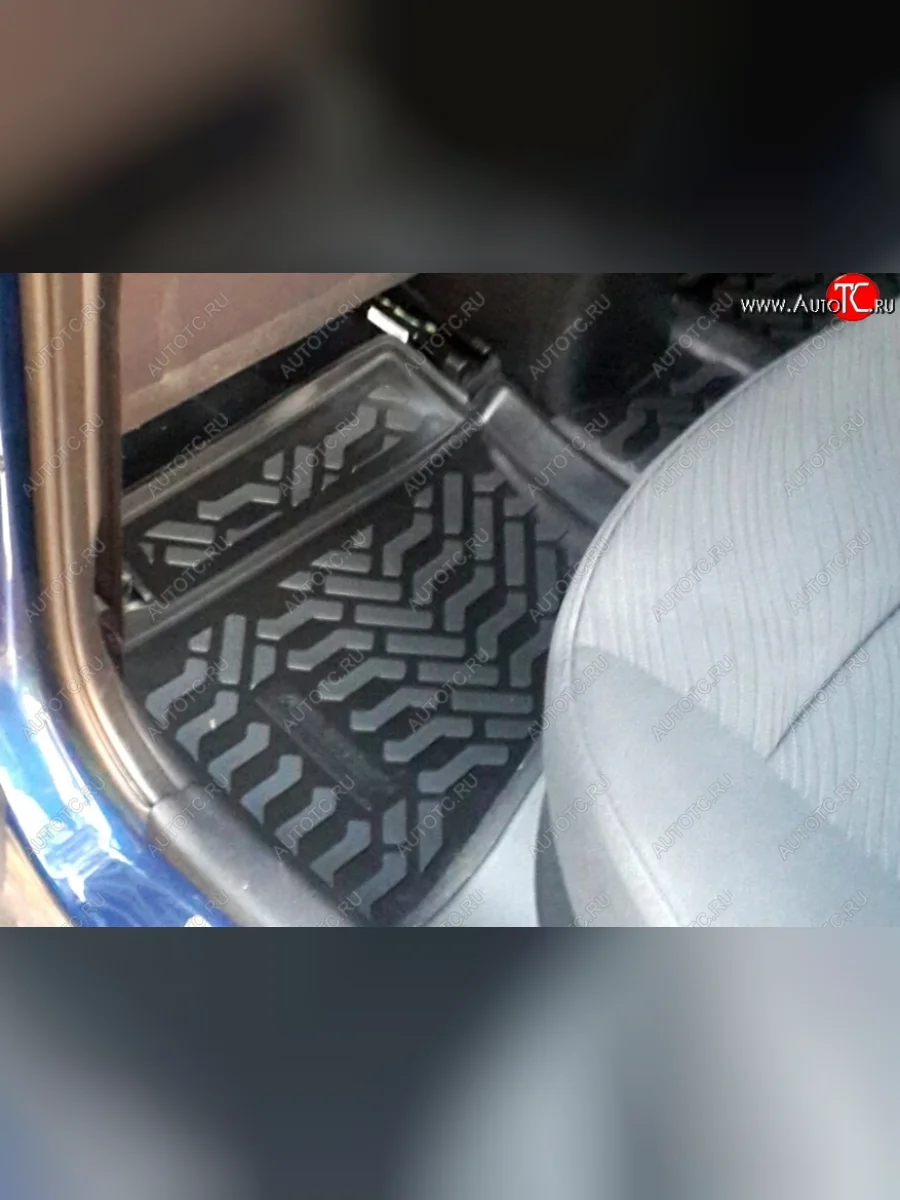 Коврики салона Aileron (3D с подпятником) Hyundai Solaris RBr седан дорестайлинг (2010-2014)  с доставкой в г. Керчь