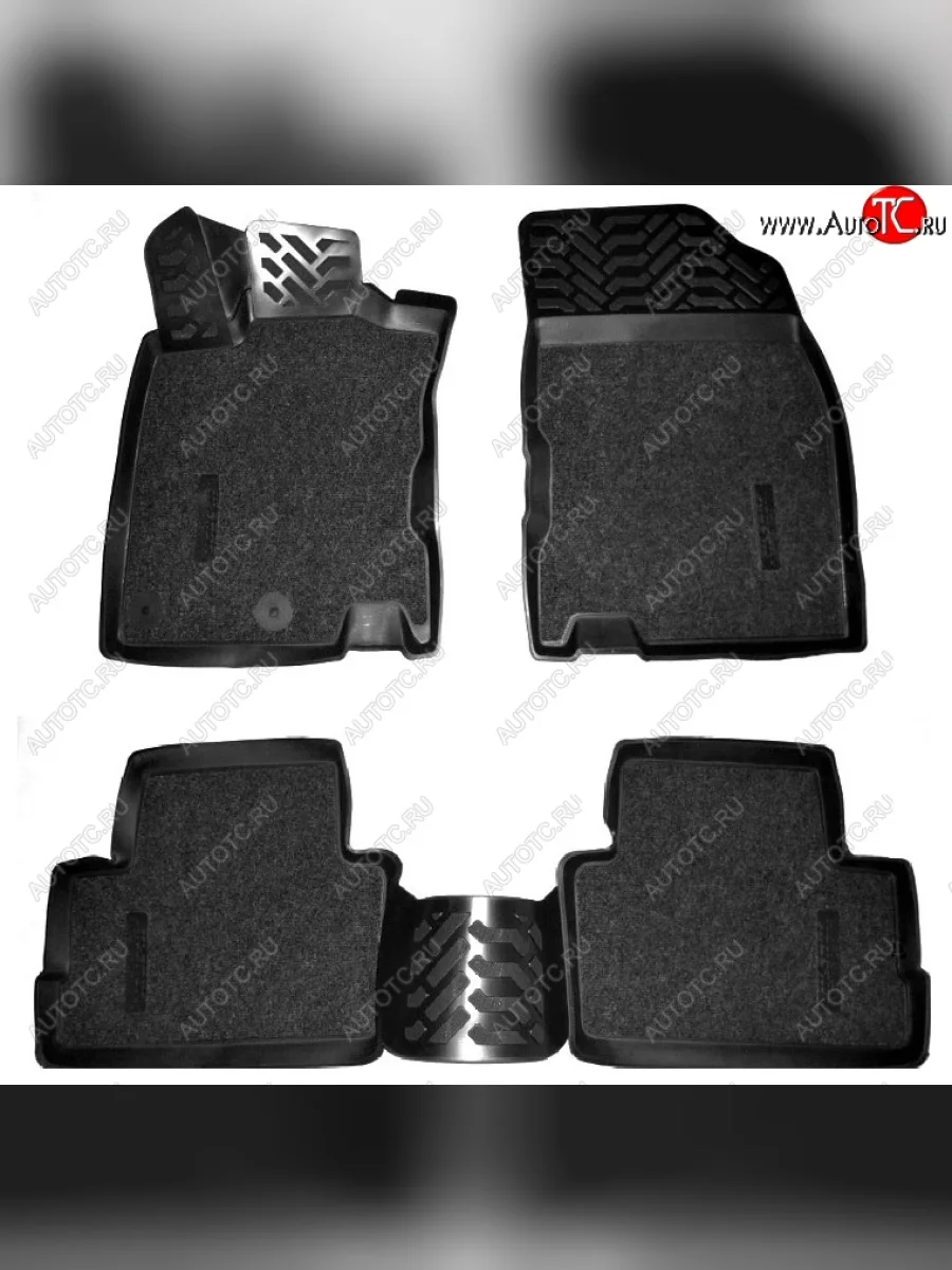 Коврики салона Aileron (3D, SOFT) Nissan Qashqai 2 J11 дорестайлинг (2013-2019)  в Перми Пермском крае