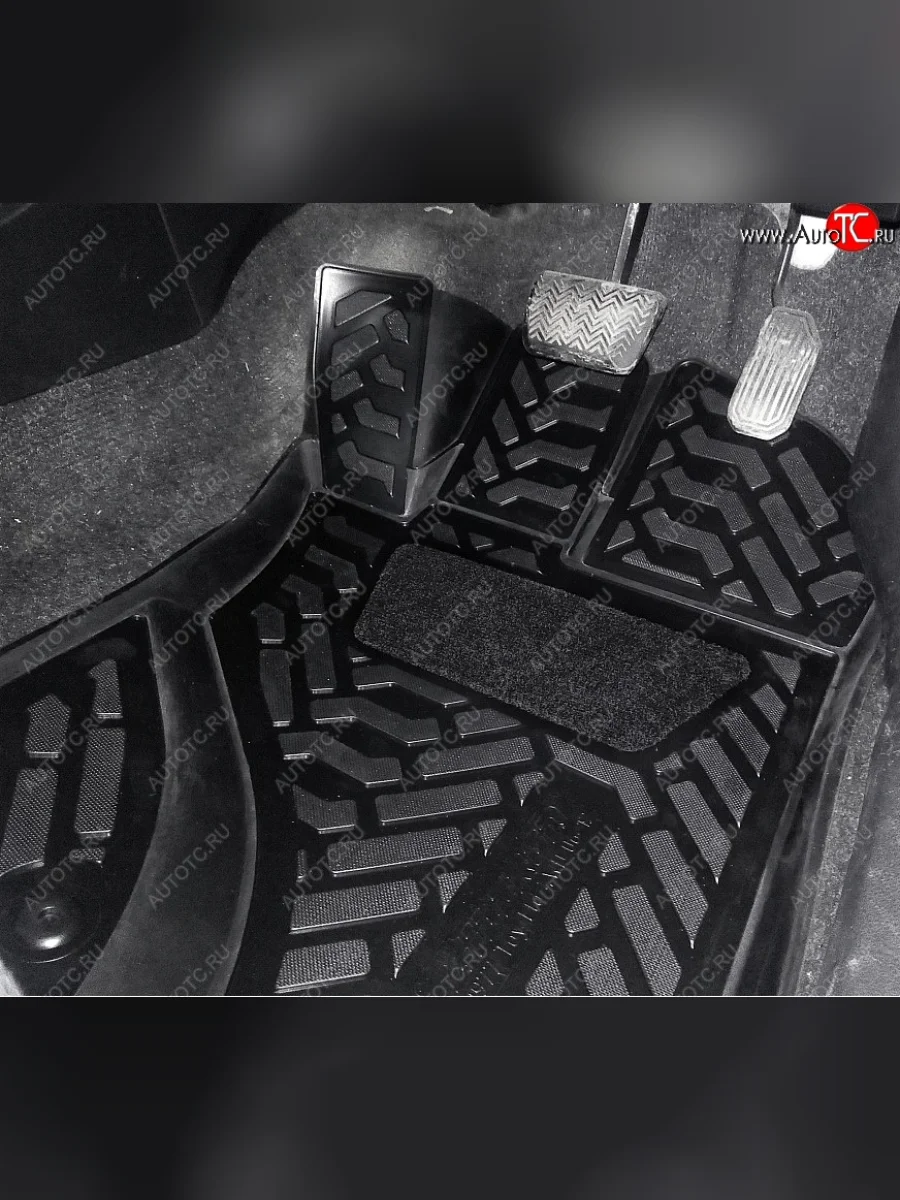 Коврики салона (правый руль, с подпятником) Aileron 3D Toyota Corolla Fielder E140 универсал дорестайлинг (2006-2008)  в Самаре Самарской области