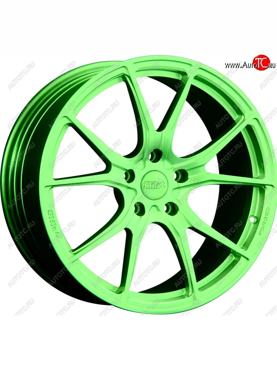 Кованый диск Slik PREMIUM L-827 8.5x18   (RAL 6038 ярко-зеленый (6038))  в Перми Пермском крае