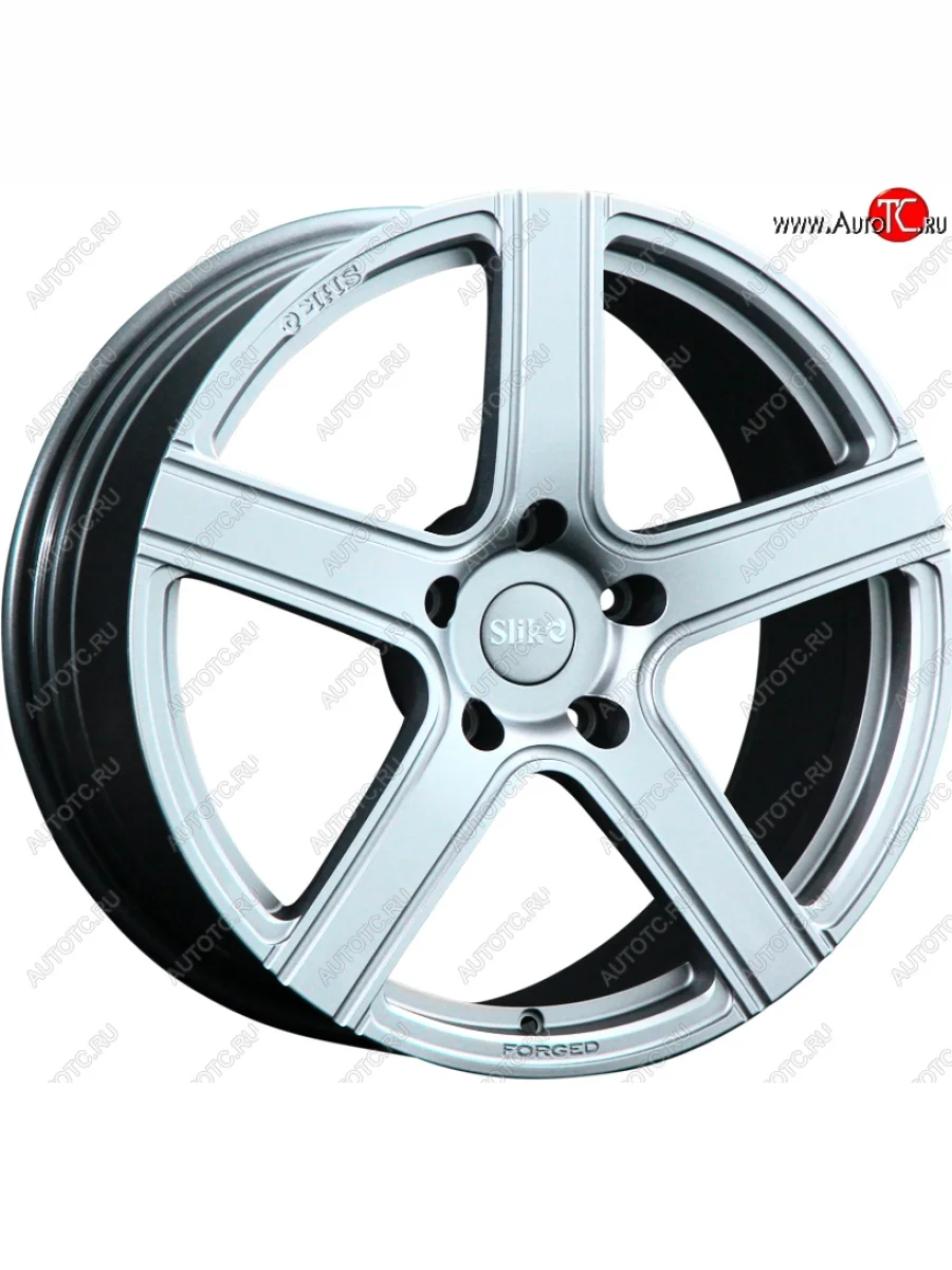 Кованый диск Slik PREMIUM L-822 8.5x18 Audi Q7 4L дорестайлинг (2005-2009) 5x130.0xDIA71.6xET55.0 (Ярко блестящее серебро (HPB))
