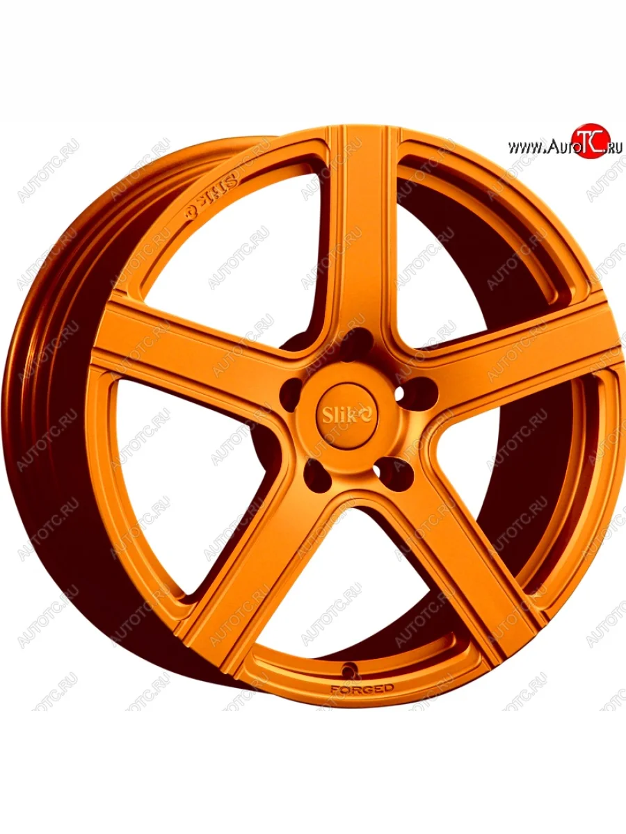 Кованый диск Slik PREMIUM L-822 8.5x18 Audi Q7 4L дорестайлинг (2005-2009) 5x130.0xDIA71.6xET55.0 (Candy медно-оранжевый глянцевый)