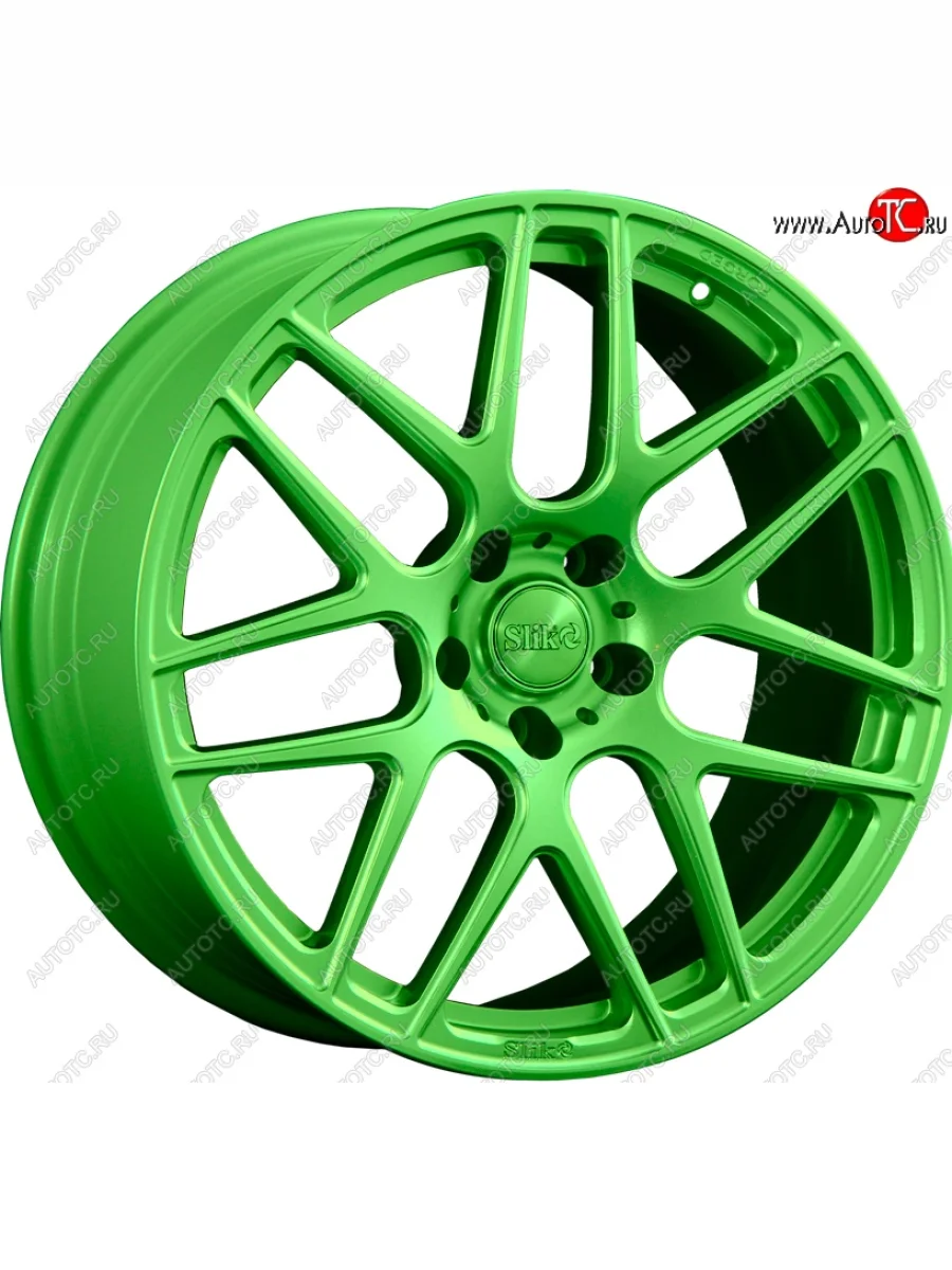 Кованый диск Slik PREMIUM L-815 8.0x18 Lexus RX350 AL10 дорестайлинг (2008-2012) 4x114.3xDIA60.1xET35.0 (RAL 6038 ярко-зеленый (6038))