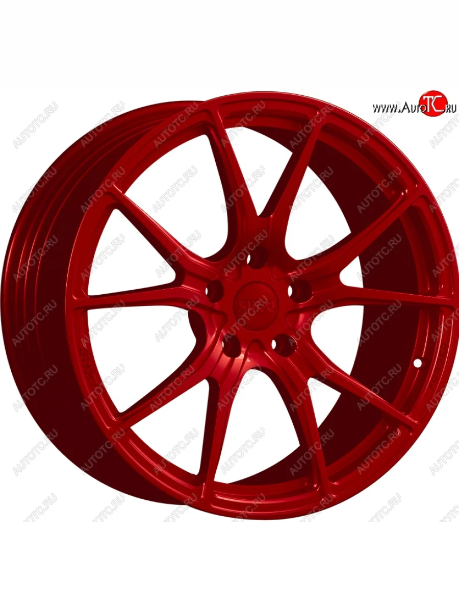 Кованый диск Slik PREMIUM L-733 7.5x17 KIA Mohave HM дорестайлинг (2008-2017) 6x114.3xDIA67.1xET39.0 (Красный (RED))