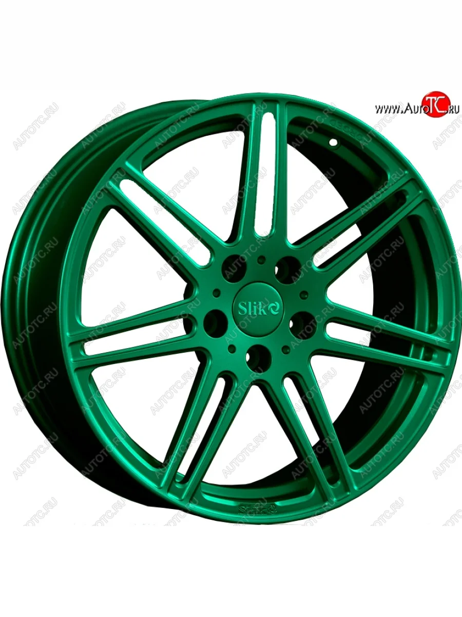 Кованый диск Slik PREMIUM L-724 7.5x17   (Candy изумрудно-зеленый (Candy Green))  в Самаре Самарской области