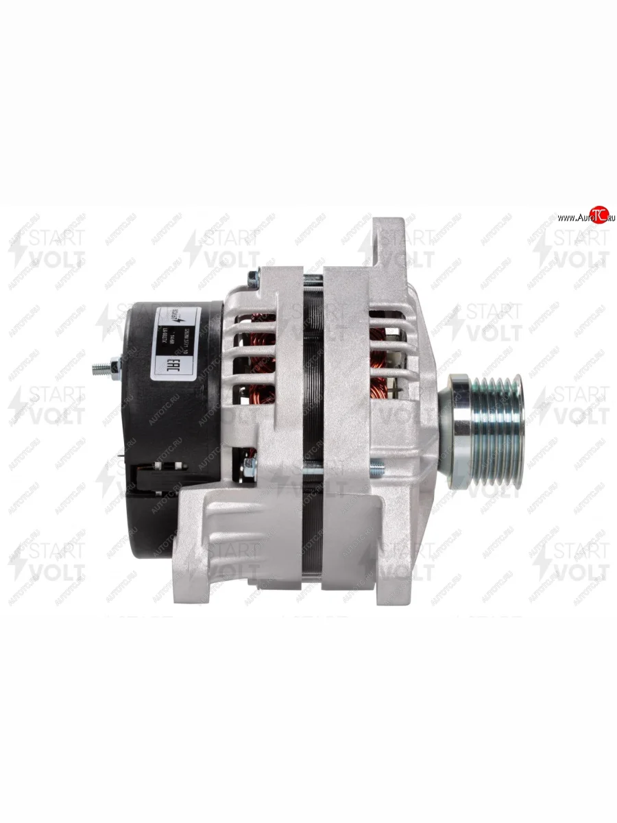 Генератор (105A / 14В / поликлиновой ремень) (ДВС 4216) START VOLT ГАЗ 3102 Волга (1981-2008)  в Перми Пермском крае