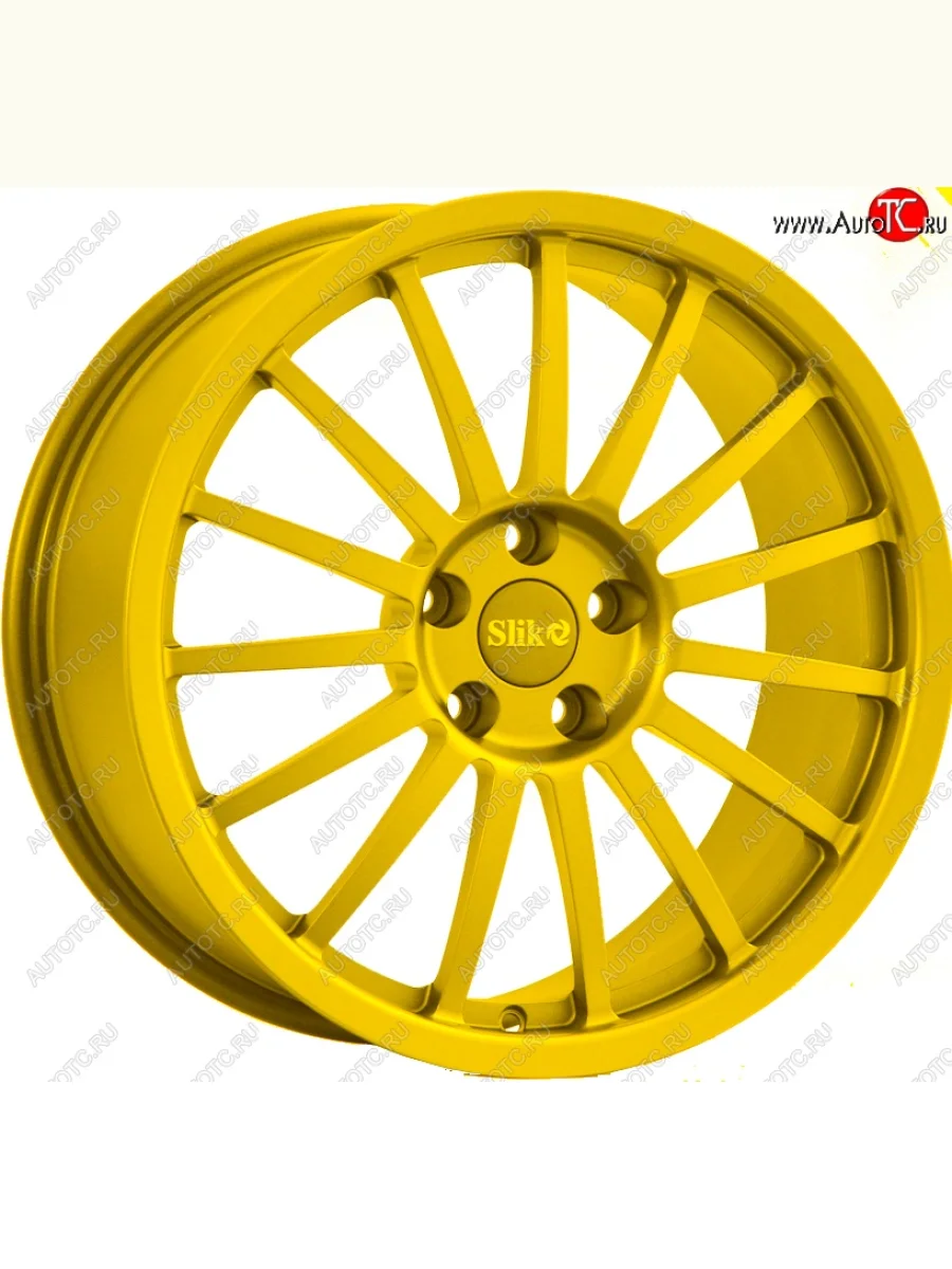 Кованый диск Slik Classic L-808 8.5x18 Ford Edge U387 рестайлинг (2011-2015) 5x114.3xDIA63.4xET40.0 (Candy ярко-желтый (Candy YELLOW))