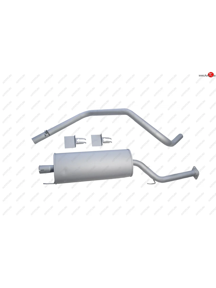 Глушитель (ВАЗ-21214 Евро 2, комплект выхлопной системы под ГБО) ТВС Лада ВАЗ нива 4х4 2121 Бронто 3 дв. 1-ый рестайлинг (2017-2019)  в Керчи Республика Крым