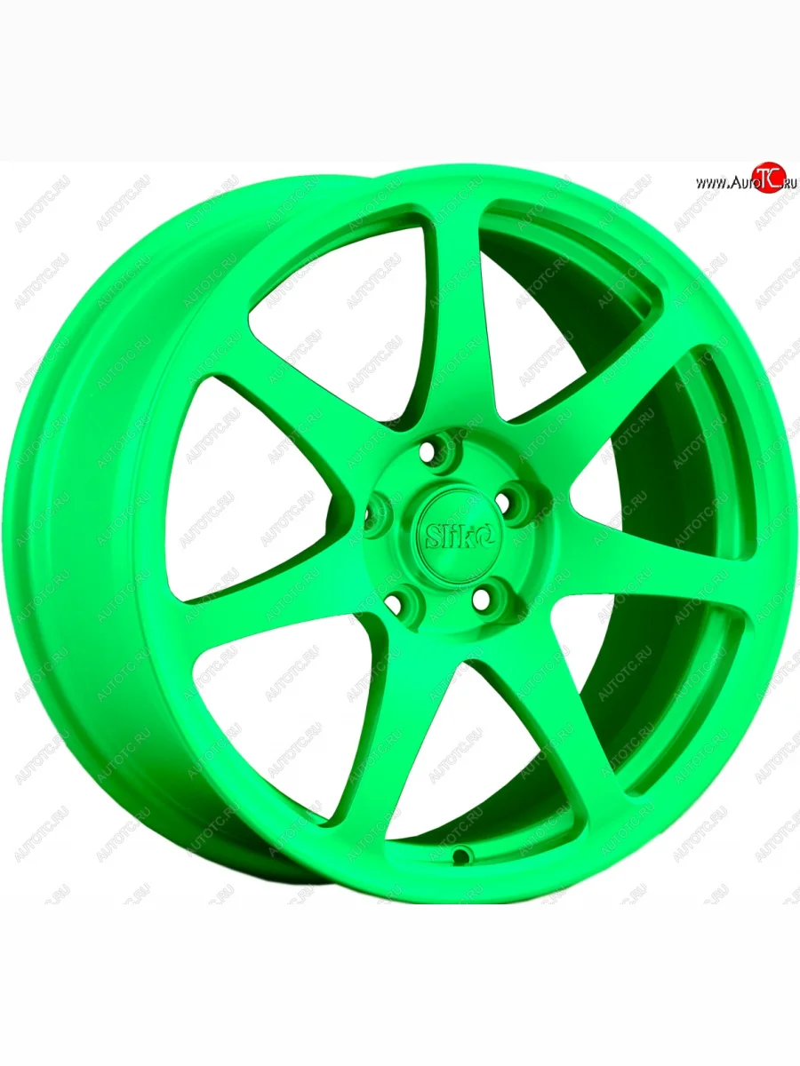 Кованый диск Slik Classic L-722 7.5x17 Hyundai Genesis DH седан рестайлинг (2014-2017) 5x114.3xDIA67.1xET33.0 (RAL 6038 ярко-зеленый (6038))