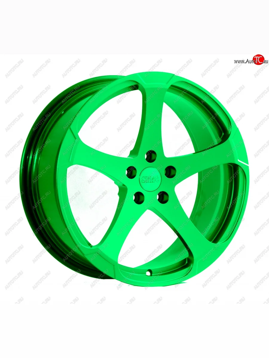 Кованый диск Slik Classic L-900 8.0x19 Toyota Venza GV10 дорестайлинг (2008-2012) 5x114.3xDIA60.1xET35.0 (RAL 6038 ярко-зеленый (6038))