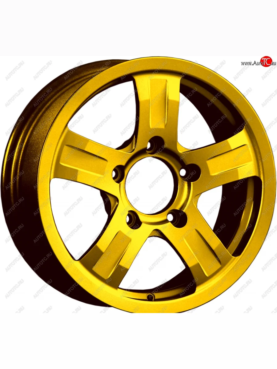 Кованый диск Slik Classic L-208 6.5x16 Уаз Патриот Спорт (2012-2013) 5x139.7xDIA108.1xET40.0 (Ярко желтый RAL1021 (YELLOW))