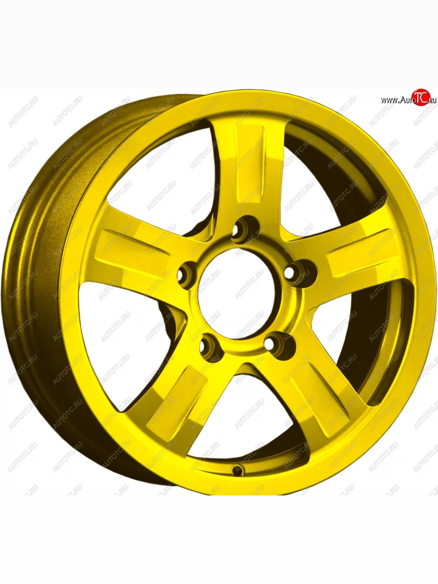 Кованый диск Slik Classic L-208 6.5x16 Уаз Патриот Спорт (2012-2013) 5x139.7xDIA108.1xET40.0 (Candy ярко-желтый (Candy YELLOW))