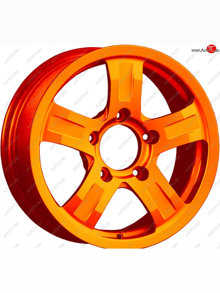 Кованый диск Slik Classic L-208 6.5x16 Уаз Патриот Спорт (2012-2013) 5x139.7xDIA108.1xET40.0 (Ярко оранжевый (ORANGE))