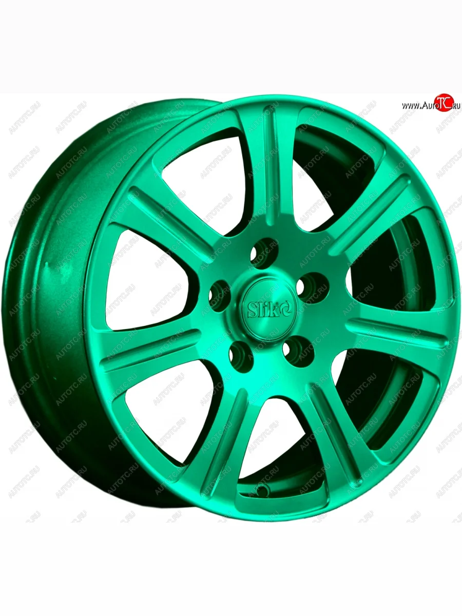 Кованый диск Slik Classic L-1815 6.5x15   (Candy изумрудно-зеленый (Candy Green))  с доставкой в г. Керчь