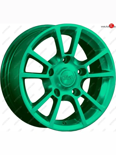Кованый диск Slik Classic L-87 6.5x15 (Candy изумрудно-зеленый (Candy Green)) 