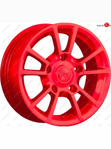 Кованый диск Slik Classic L-87 6.5x15 (RAL 3026 ярко алый (3026)) 